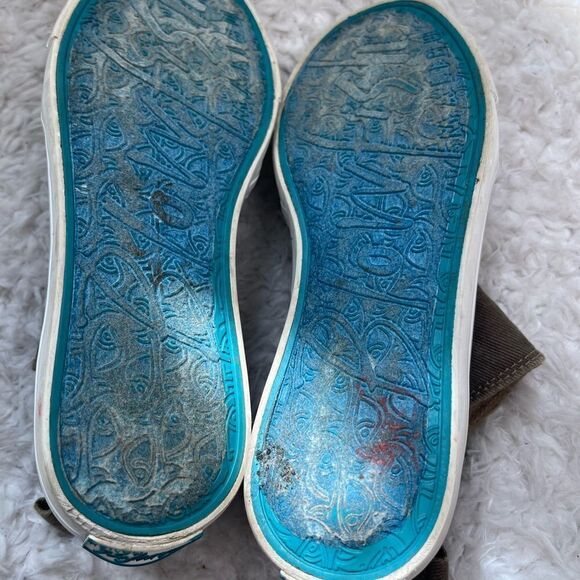 Blowfish canvas olive green ankle boots with side zipper size 7 - Picture 9 of 9